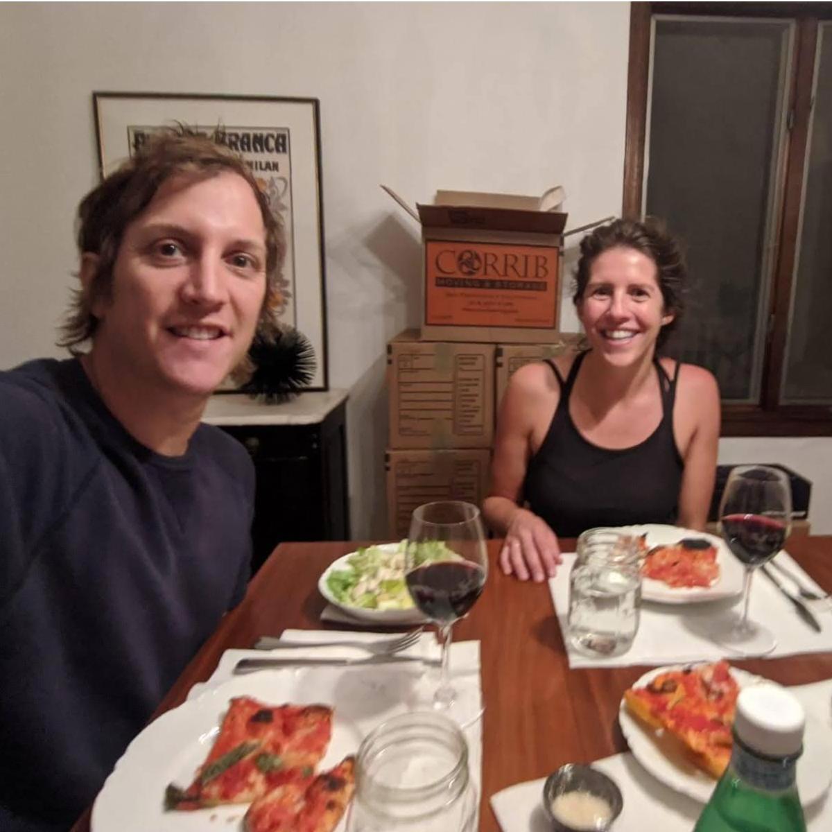 First night in our new home