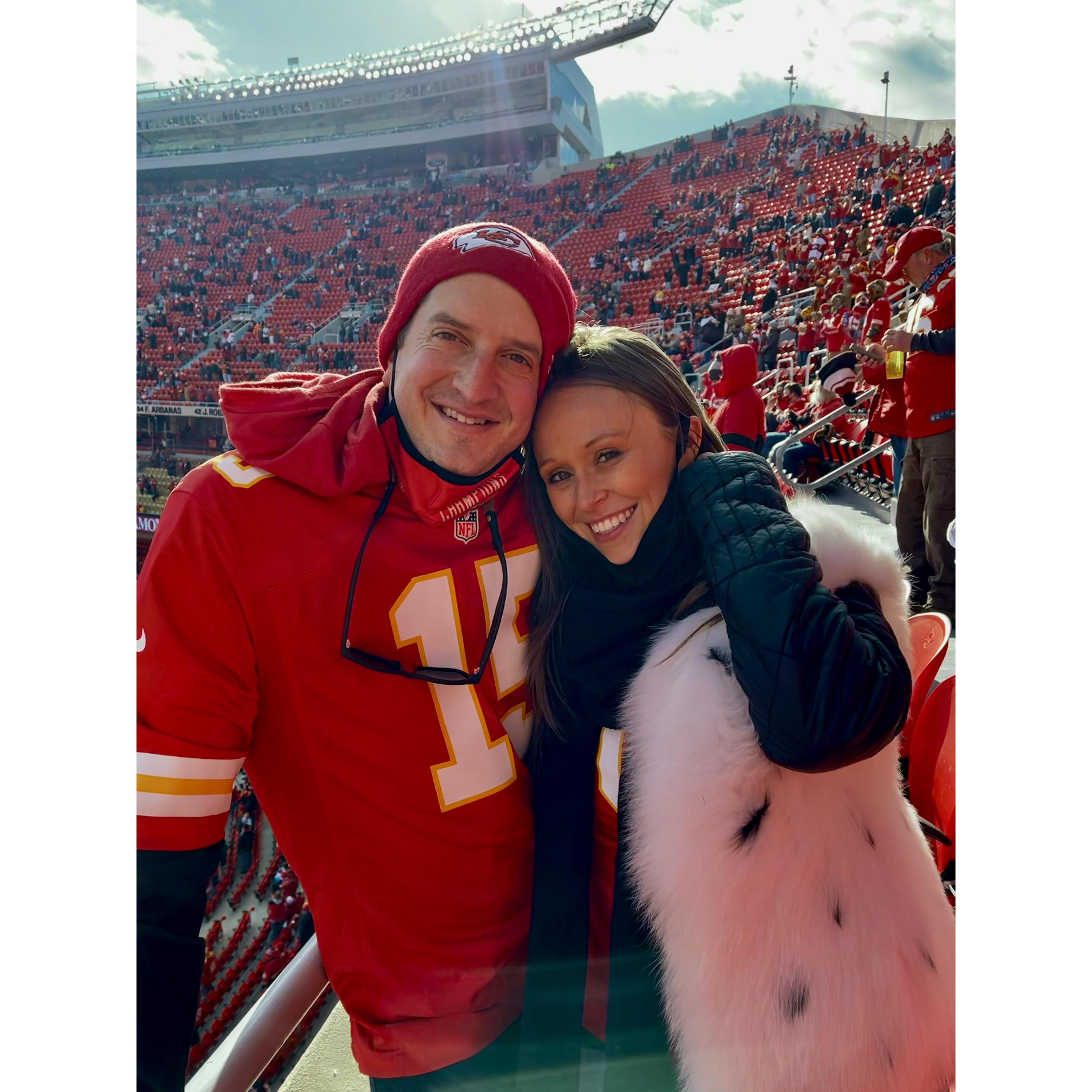 Chiefs Playoff game when the Chiefs beat the Browns.