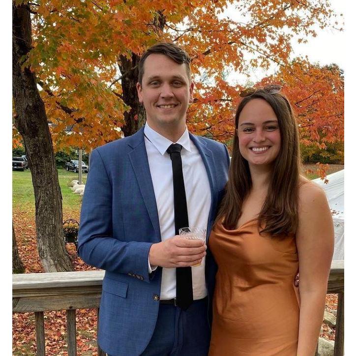 Erica and Jake's wedding, October 2020
