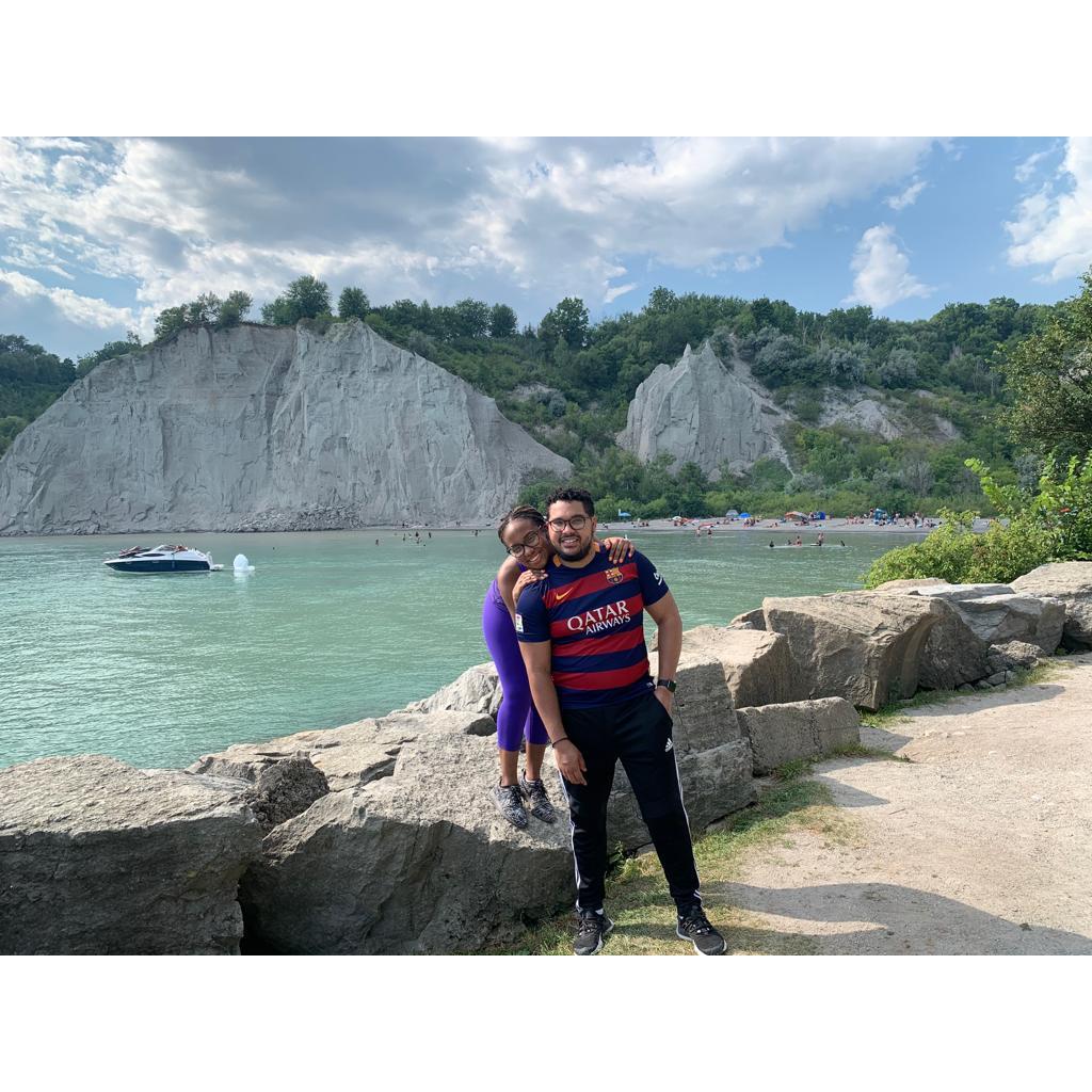 Where the city meets "beach". Scarborough Bluffs