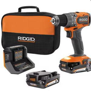 18V SubCompact Brushless Cordless 1/2 in. Hammer Drill Kit with (2) 2.0 Ah Batteries, Charger, and Bag