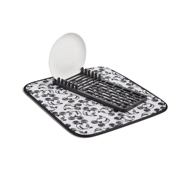 Disney Mickey Mouse Dish Drying Mat with Rack
