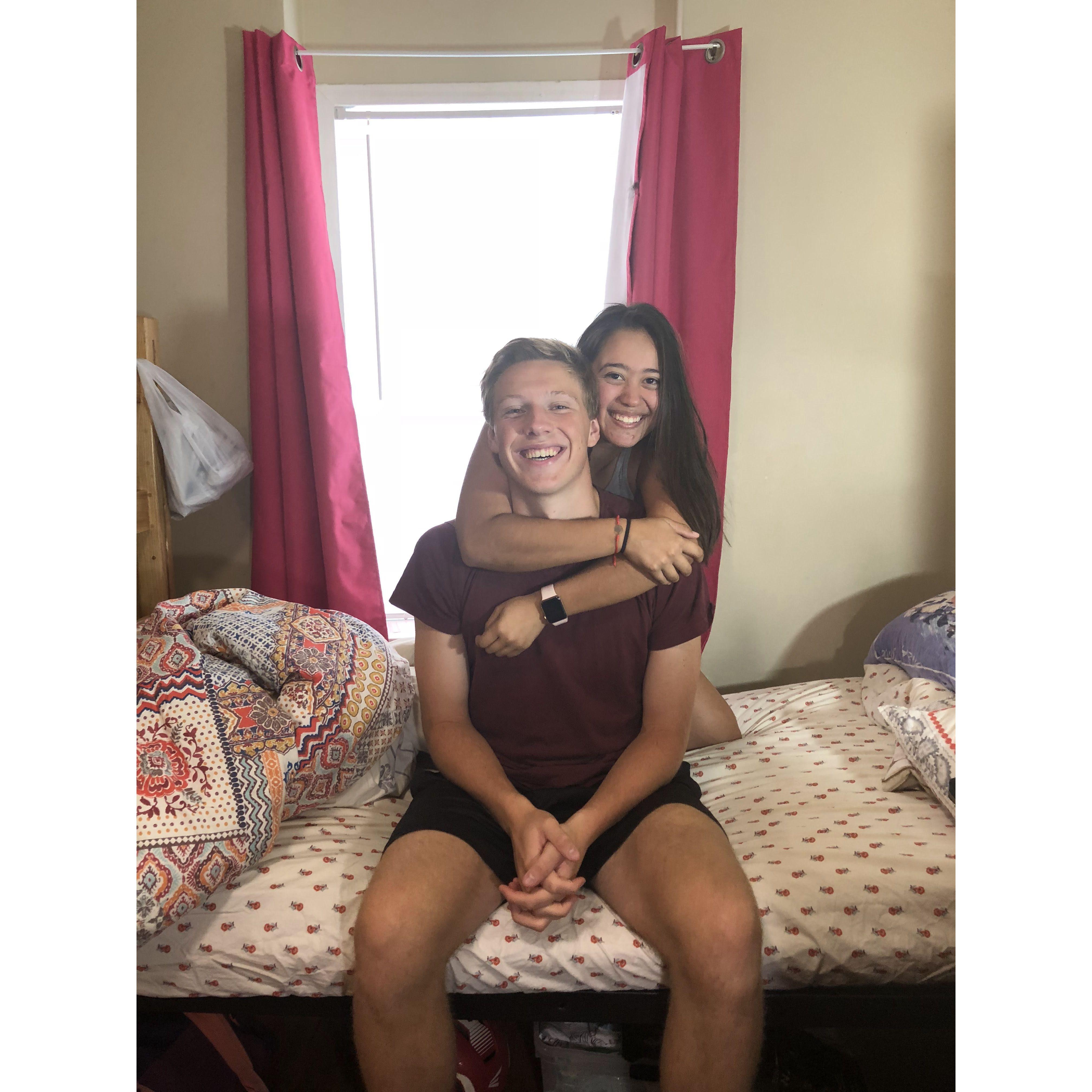 Helped me move into my dorm sophomore year in 2018.