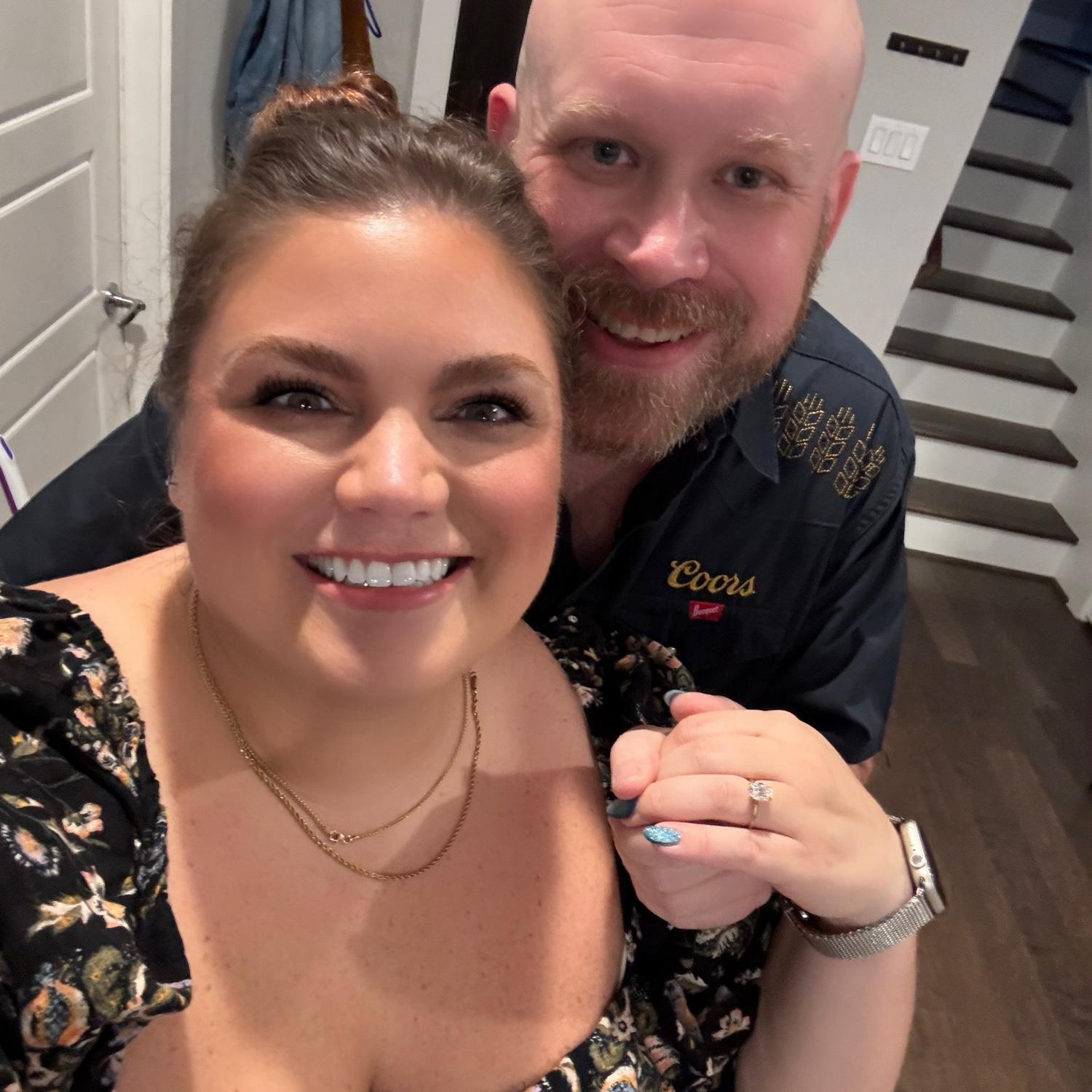 When she said "Yes!"