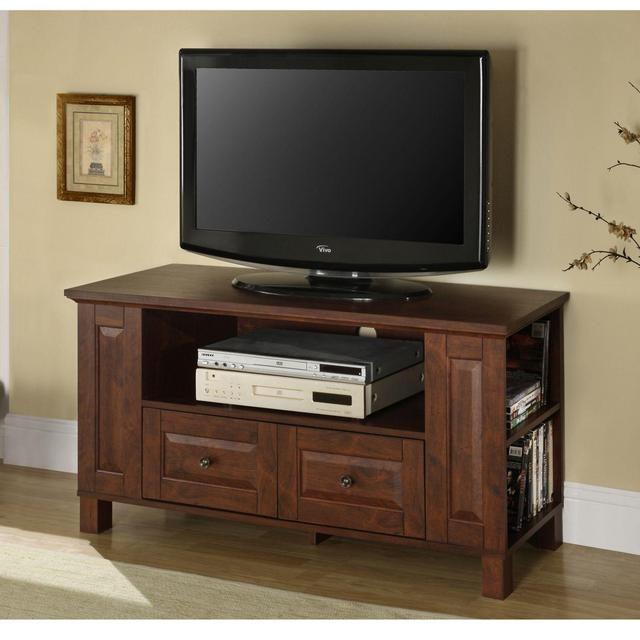Forest Gate 44" Will Traditional Wood TV Stand Console in Brown