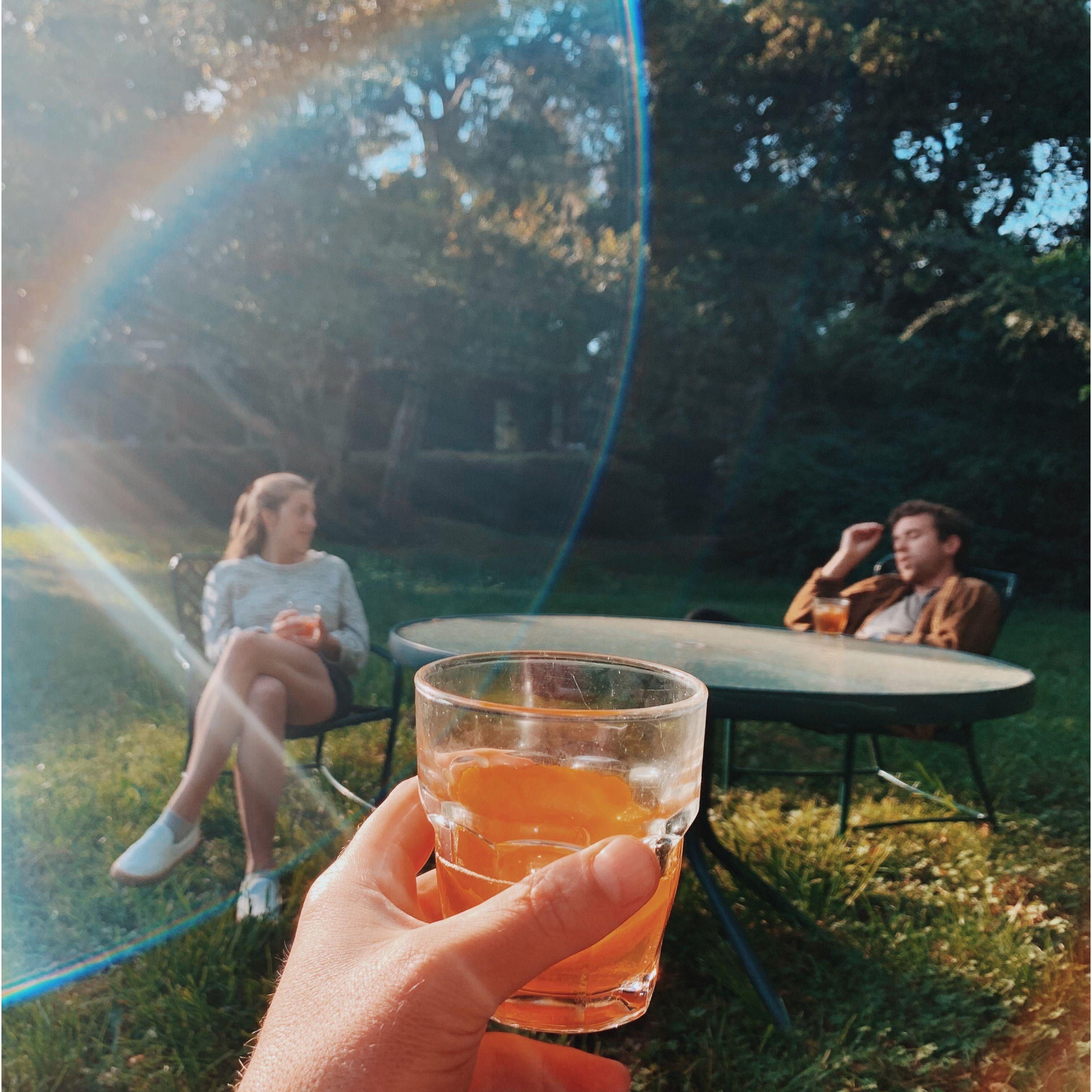 One of the very many covid cocktail hours of summer 2020