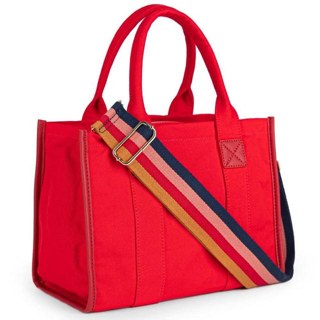 Canvas Tote Bag for Women Crossbody Top Handle Handbags with Adjustable Strap