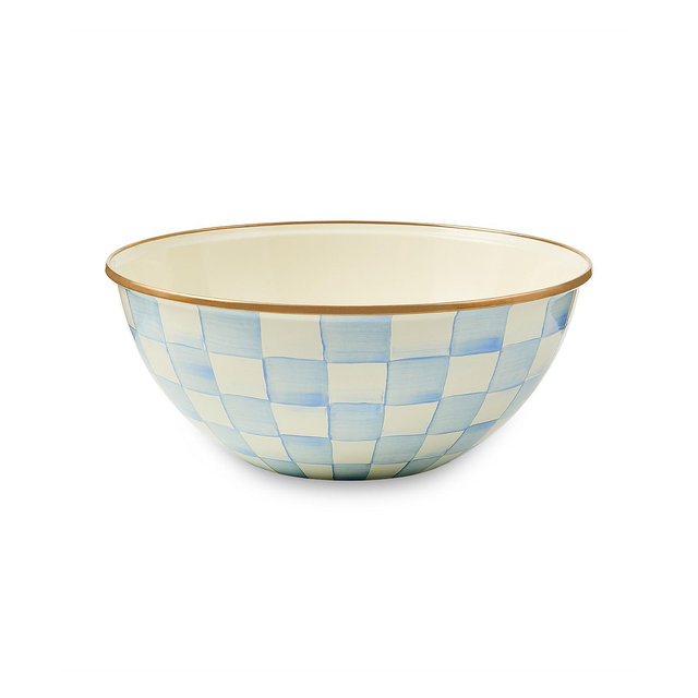 MacKenzie-Childs Sky Check Large Everyday Bowl