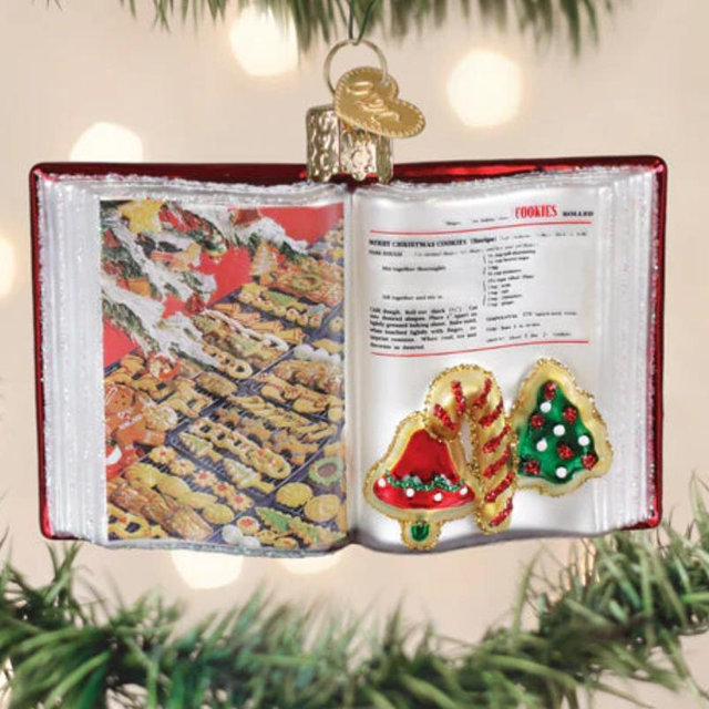 Old World Betty Crocker Cookbook Ornament