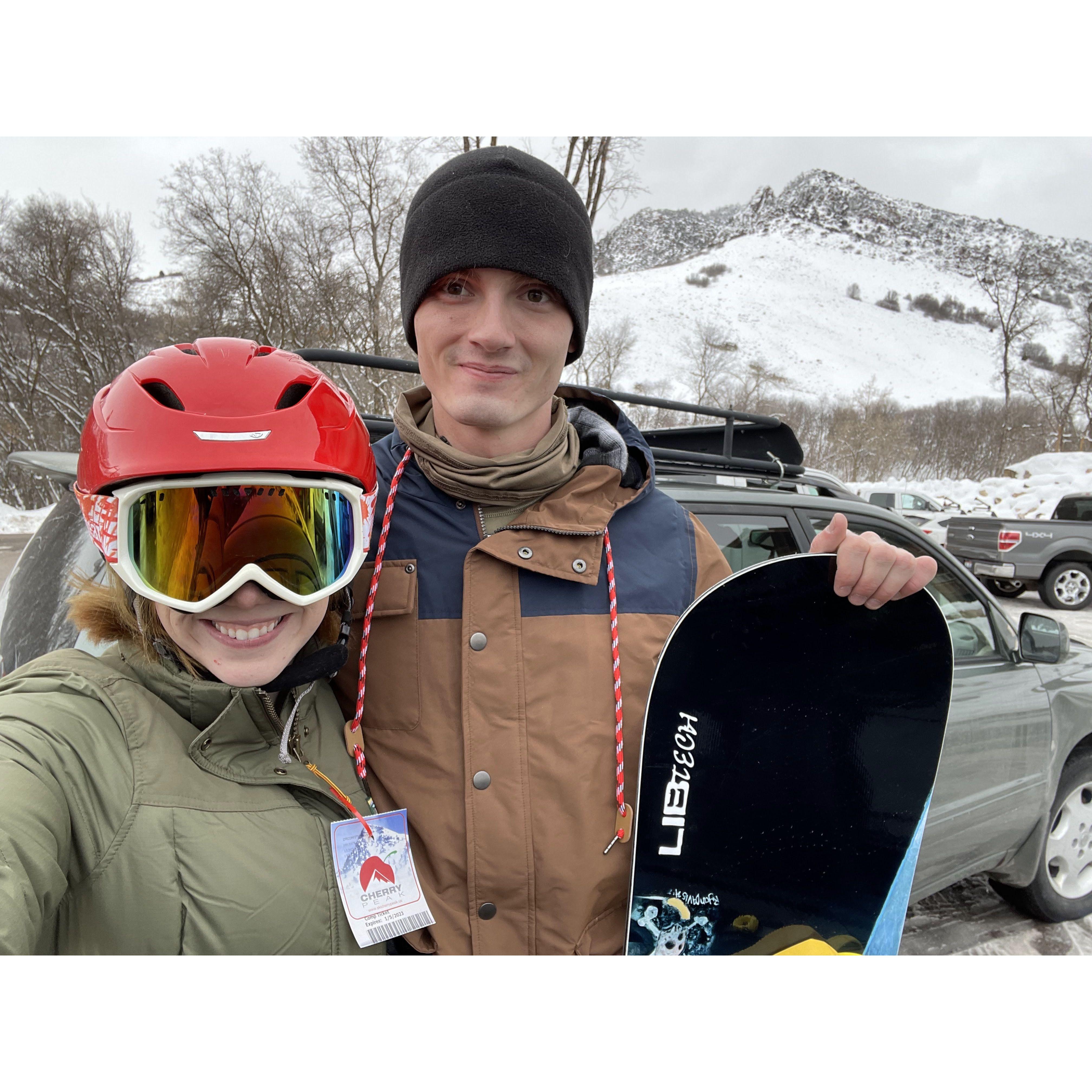 Randy was such a gentleman! He paid for the entire date and patiently taught me how to ski