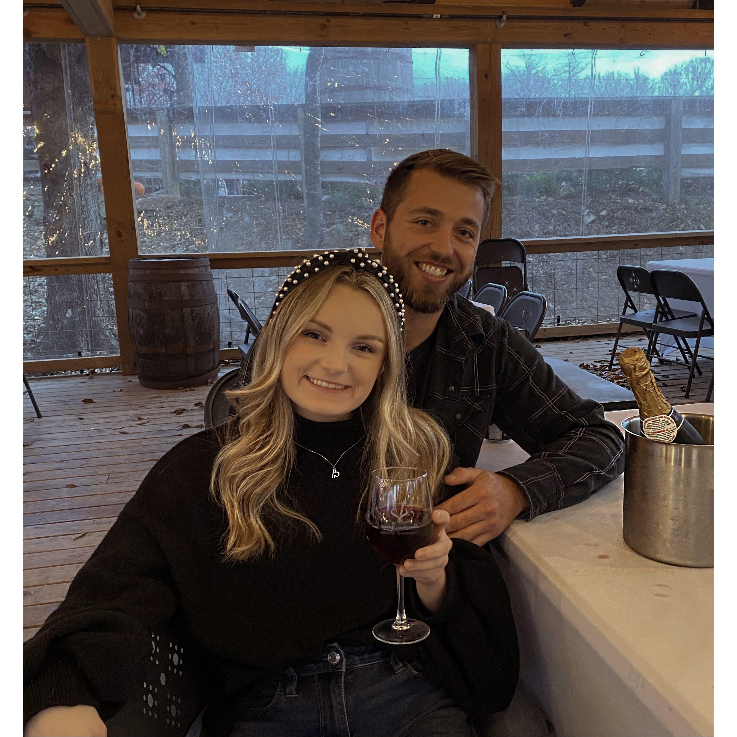 First trip to Arkansas not knowing one day we would be tying the knot there!