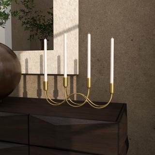Gold Contemporary Candelabra