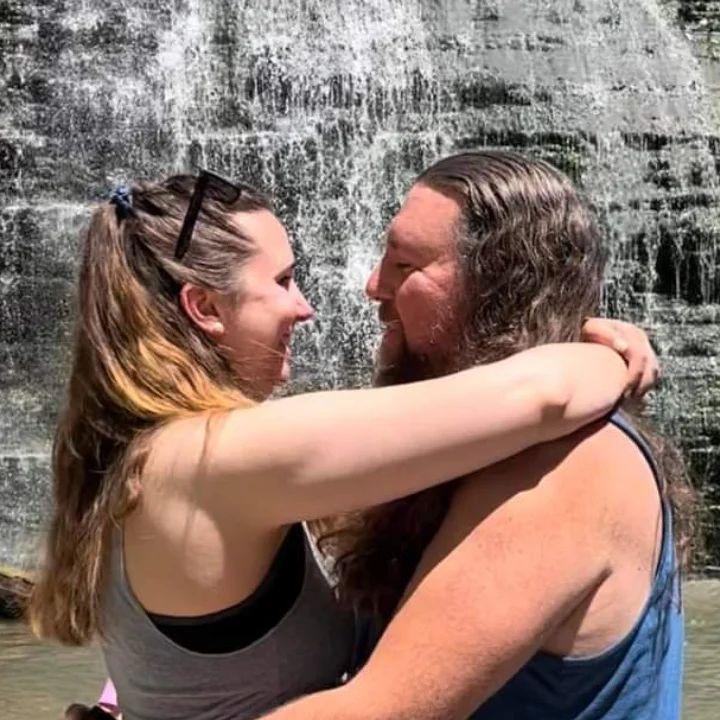 I said yes in front of the falls where my mother used to play as a kid.