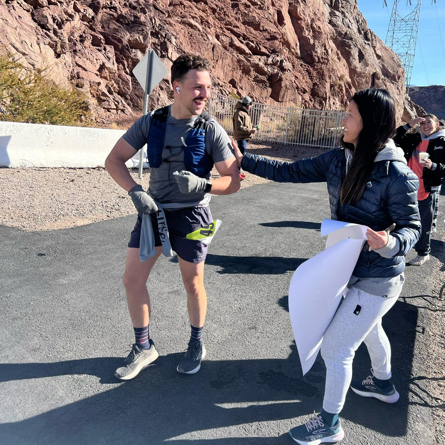 Ji playing a support role in Hunter’s many marathons