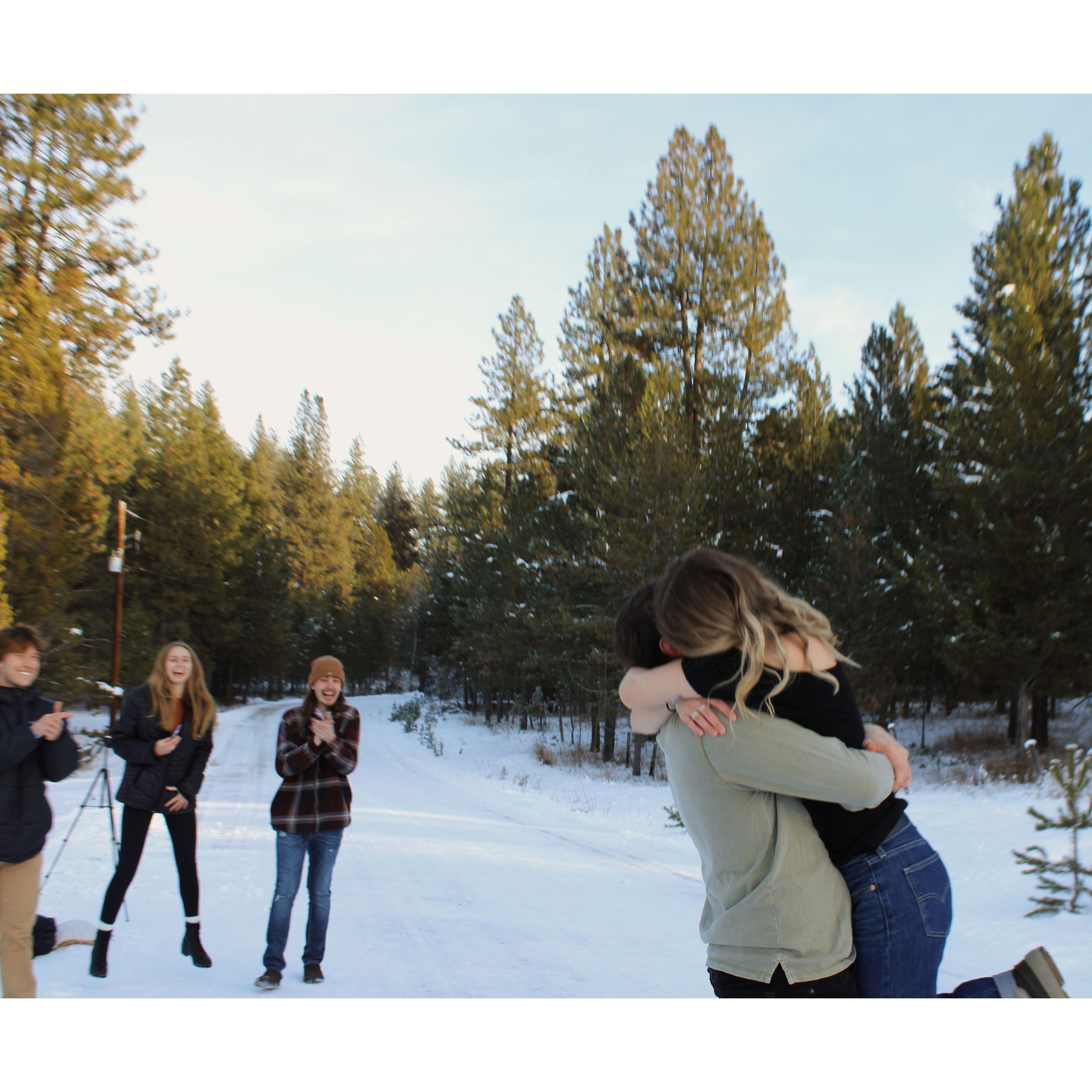2023: Inan proposed in Cascade, Idaho