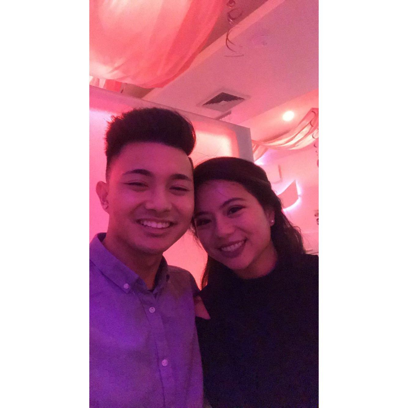 2/14/18 - Our first Valentine's Day together @ Glow Thai