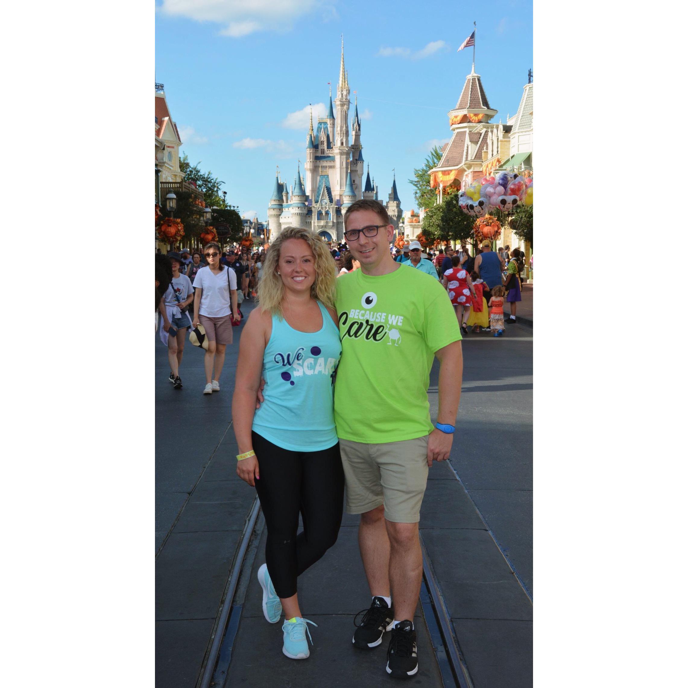 We Scare because We Care! Our first trip to Disney World together!