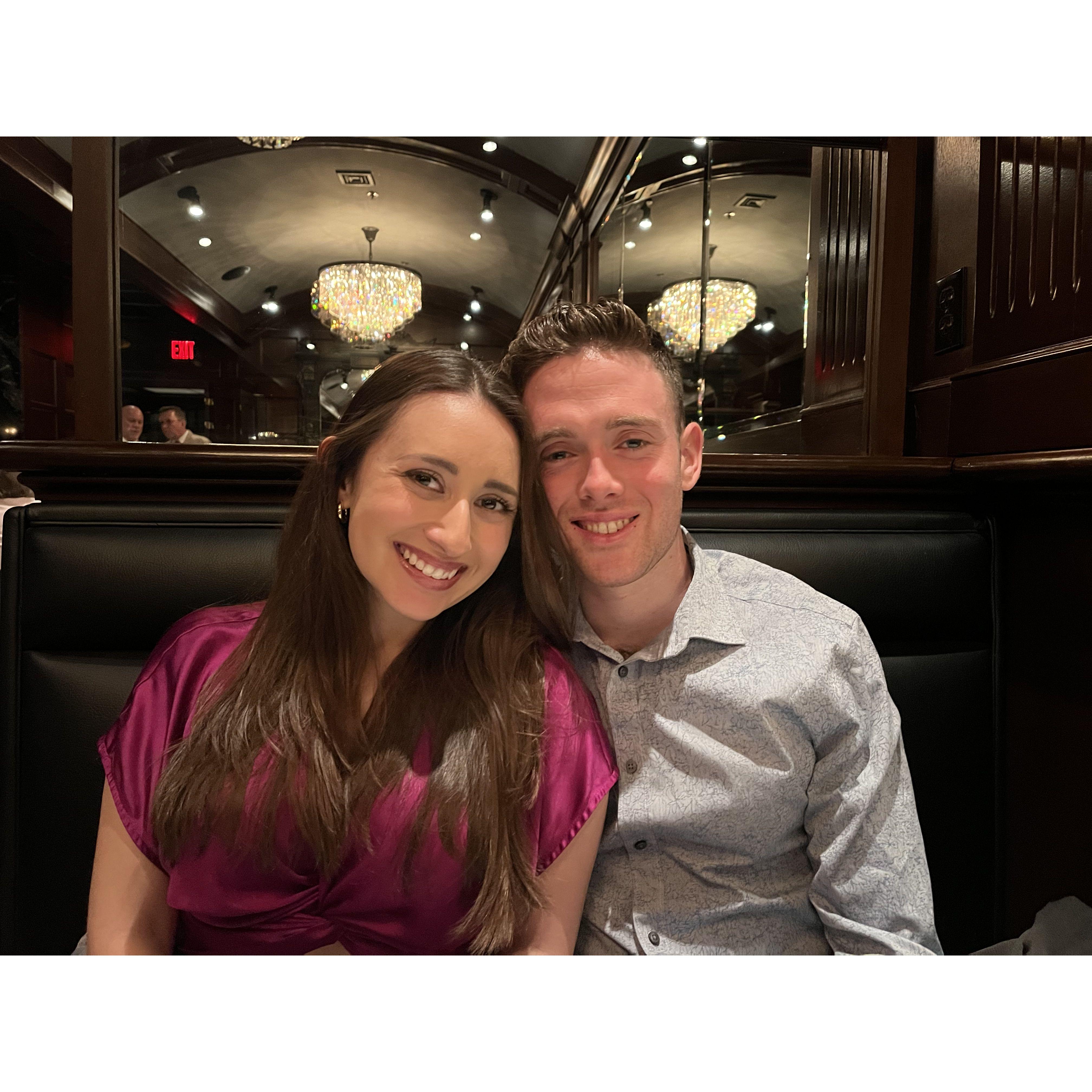 April 2022 - Celebrating Trav’s 23rd birthday! With the surprise birthday gift behind the camera: Trav’s BFF, Matt!