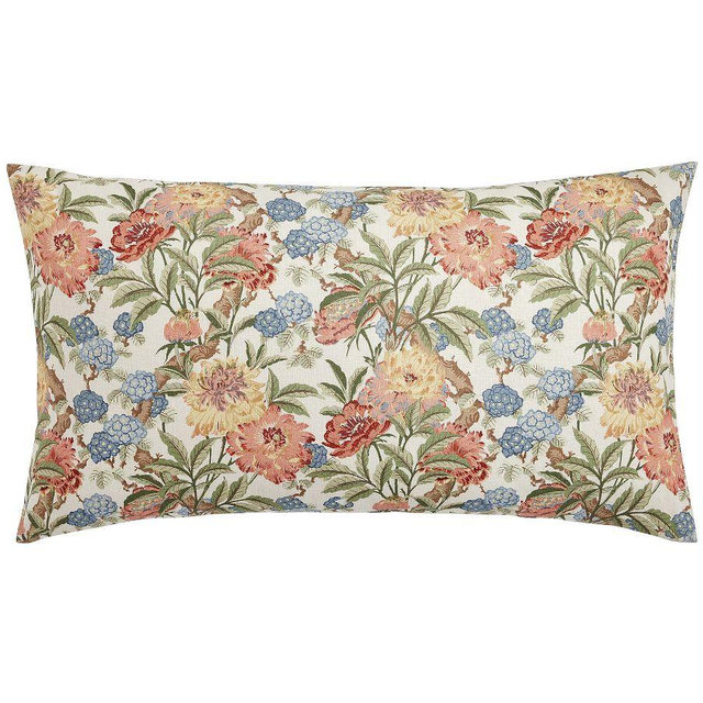 Kravet Garden Floral Ikat Reversible Shams, Multi, King