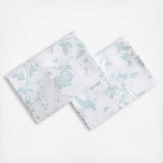 Garden Palace 300-TC Cotton Sateen Pillowcase, Set of 2