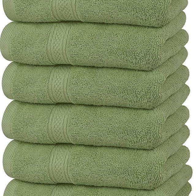 Utopia Towels 8-Piece Luxury Towel Set, 2 Bath Towels, 2 Hand Towels, and 4 Wash Cloths, 600 GSM 100% Ring Spun Cotton Highly AB