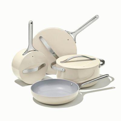 Caraway Ceramic Cookware 12-Piece Ceramic Nonstick Cookware Set in Navy