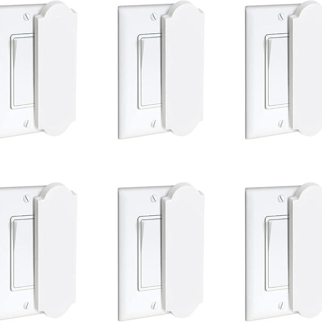 Mitzvah Family Magnetic Switch & Outlet Cover for Flat Modern Switches, 6 Pack
