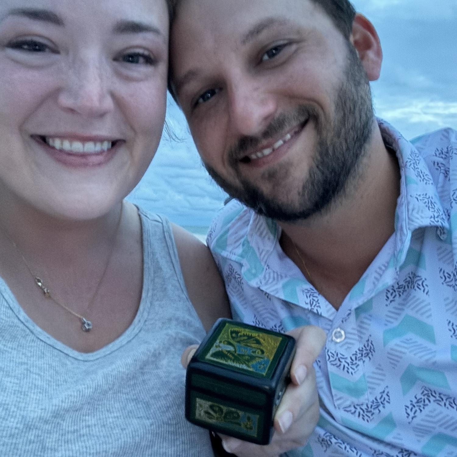 Caleb proposes 08/10/2025 Venice Beach, FL.
