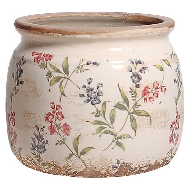 Xiaan Jiaju Ceramic Planters for Indoor Plants, Plant Pots with Drainage Hole, 6.29in. Flower Pots Ceramic Vase, Vintage Planters & Flower Vase, Plant Pots Indoor, Purple Red