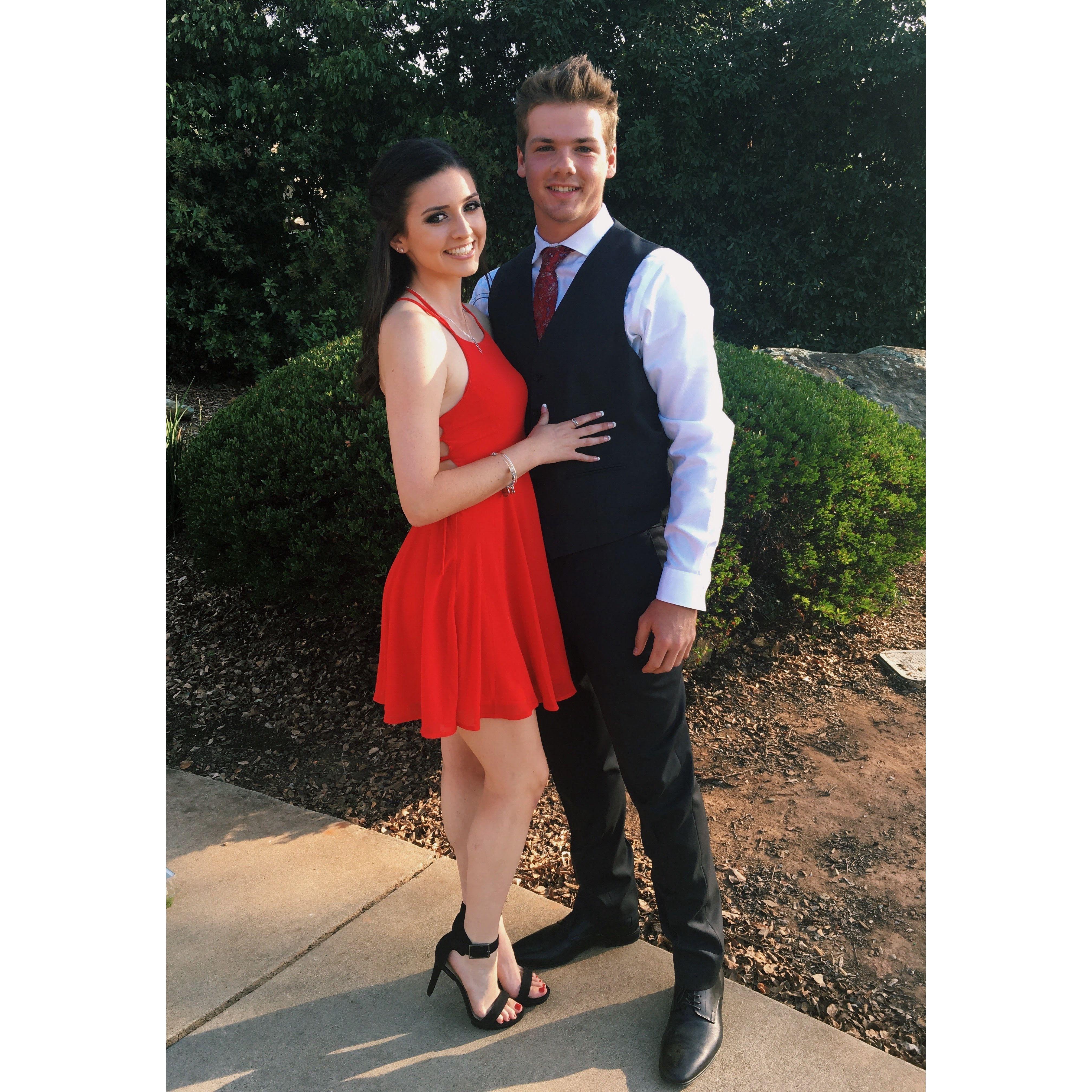 Our first high school homecoming together