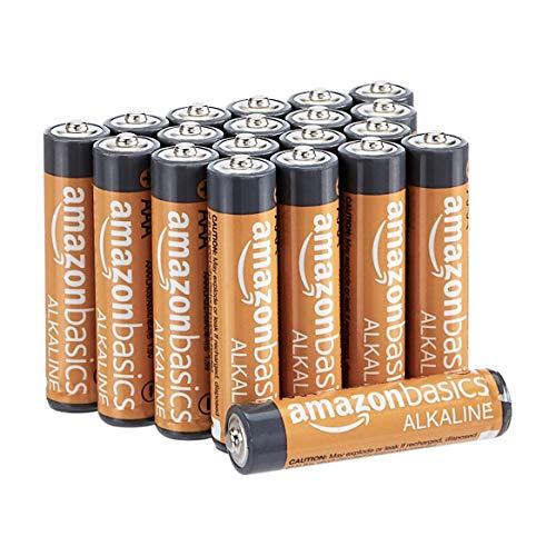 AmazonBasics AAA 1.5 Volt Performance Alkaline Batteries - Pack of 20 (Appearance may vary)
