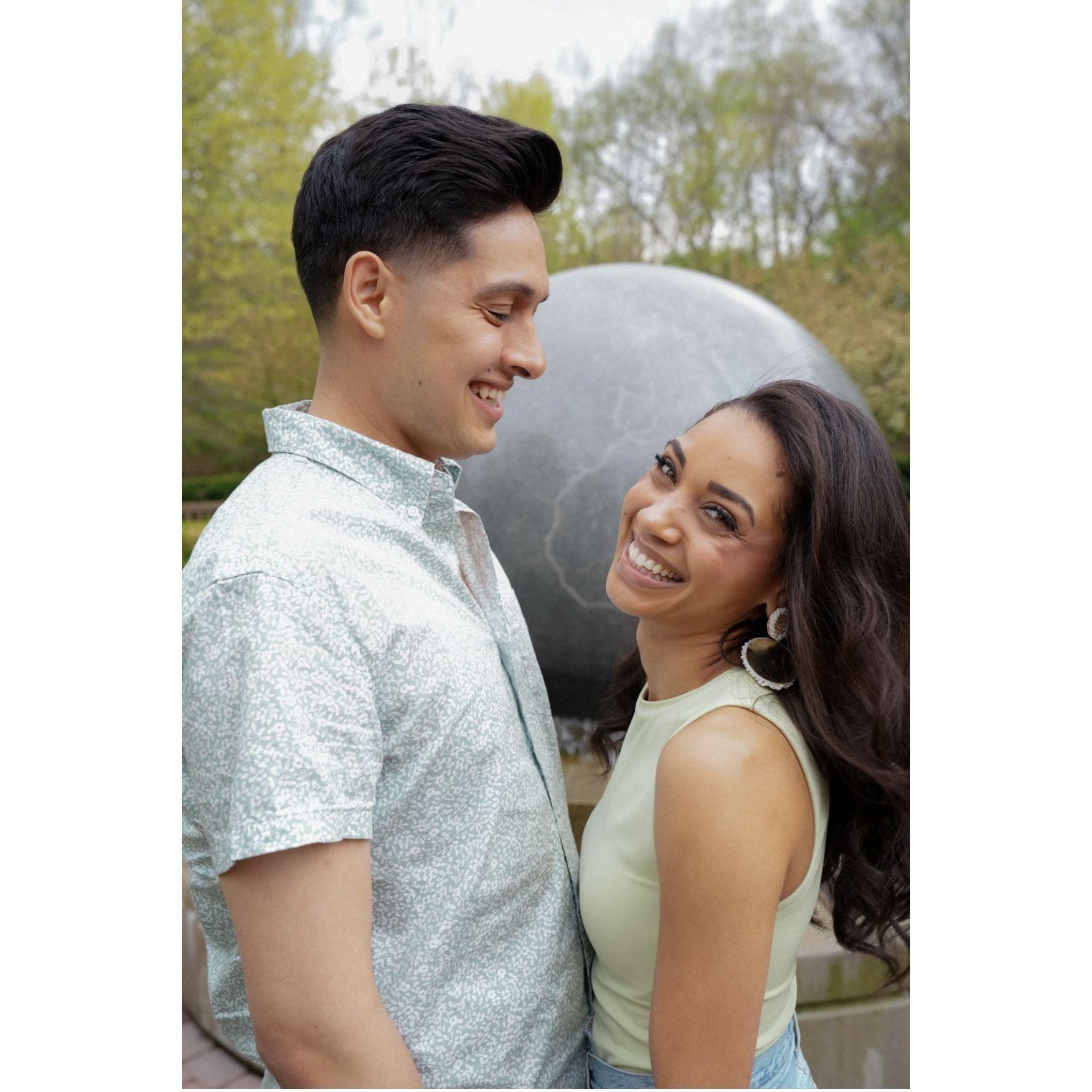 Have you seen a happier couple?