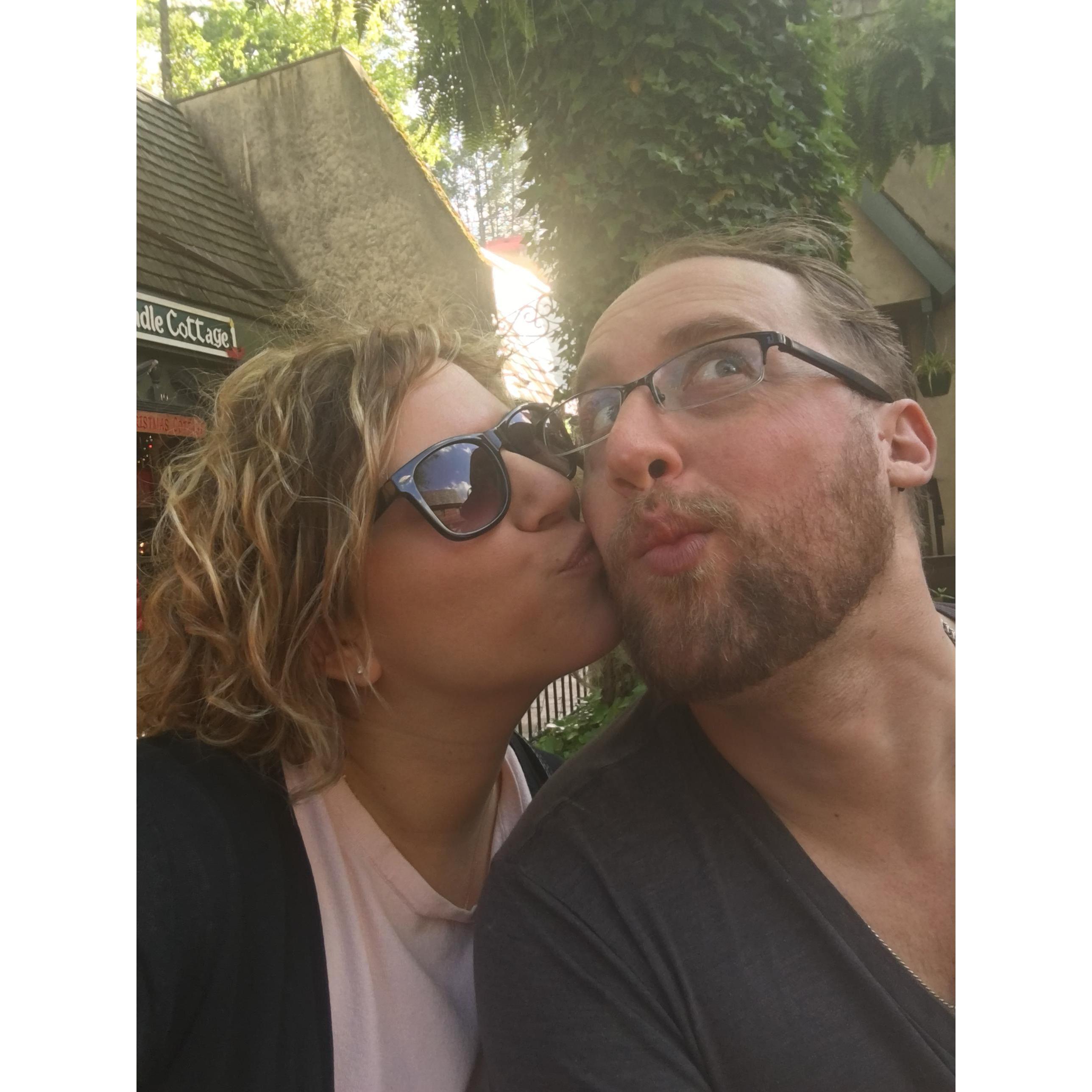 This was, unknowingly at the time, our last photo taken as boyfriend and girlfriend.