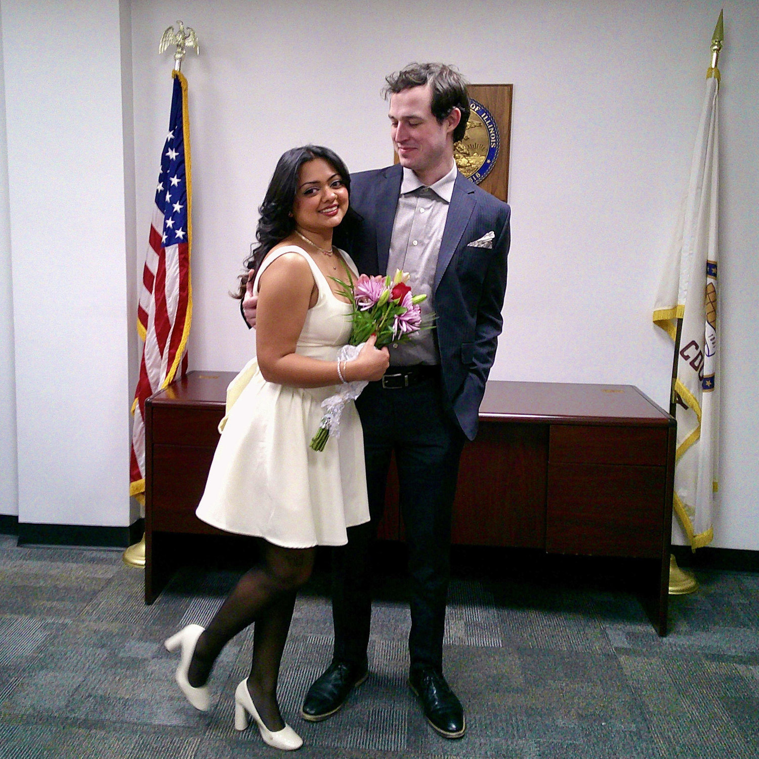 After tying the knot!