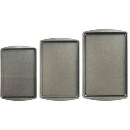 G & S Metal Non-Stick Cookie Sheet Pan Set, 3 Piece