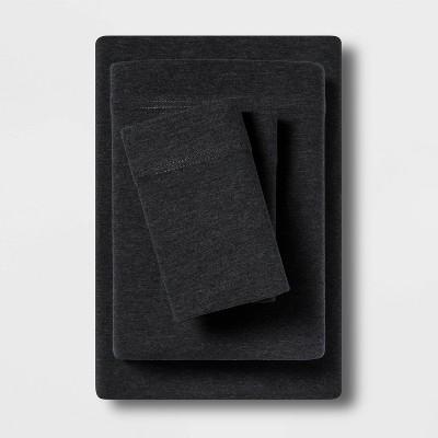 King Tencel Jersey Blend Sheet Set Charcoal - Project 62™ + Nate Berkus™