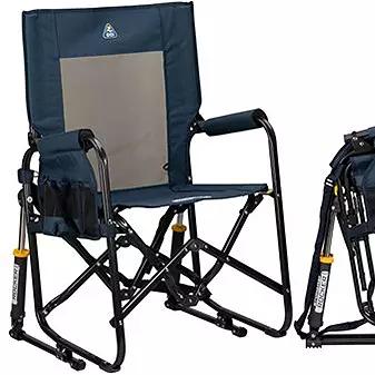 GCI Outdoor Stowaway Rocker in Heathered Indigo