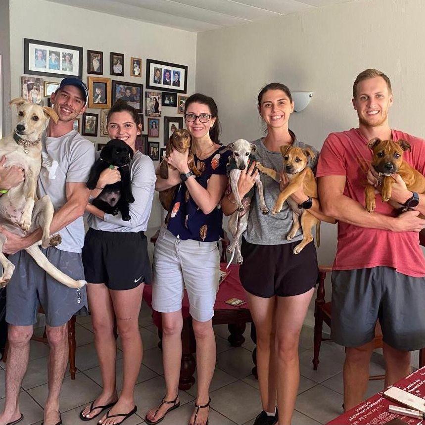 We started growing our fur family, with family.
