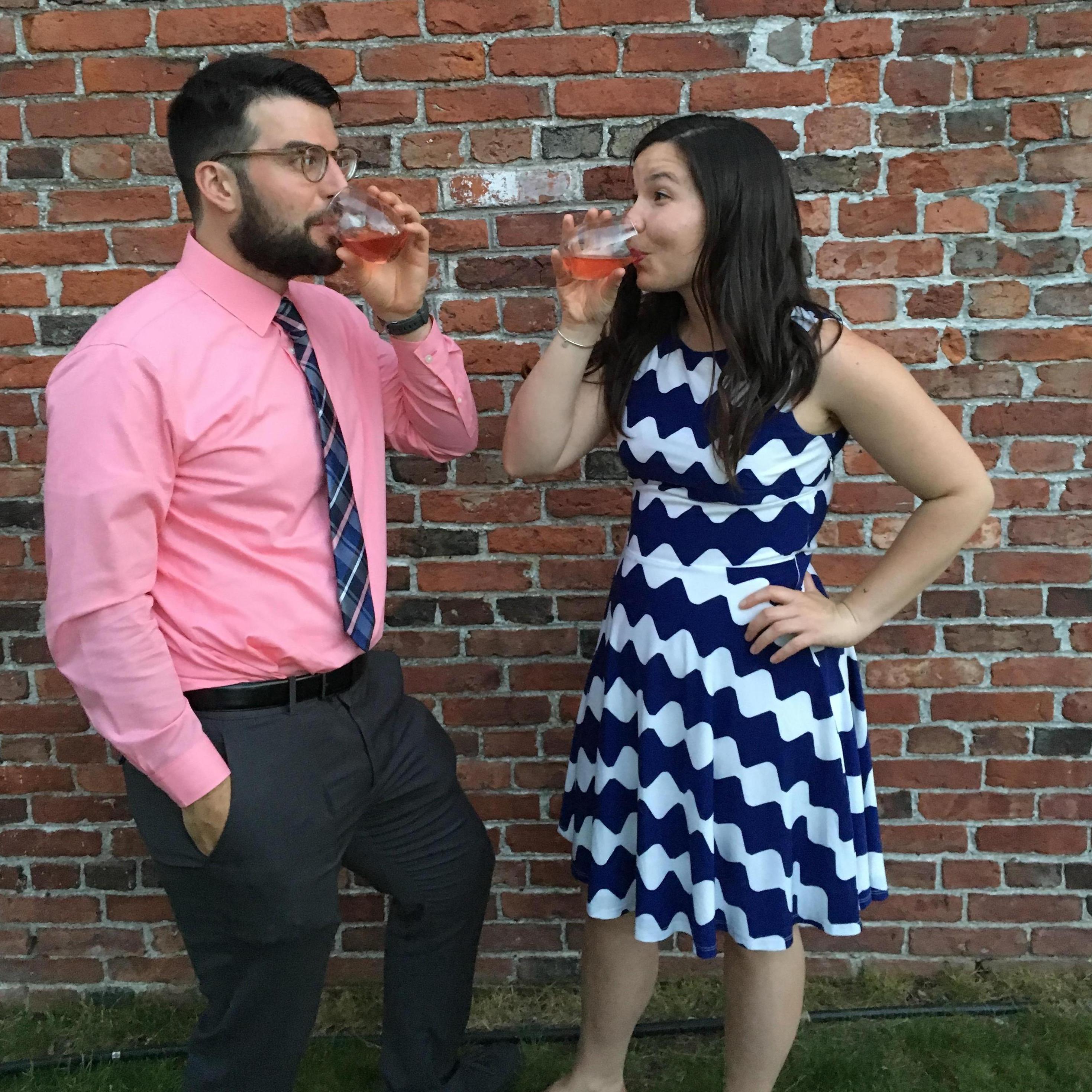 Fun at a friend's wedding in June 2018!