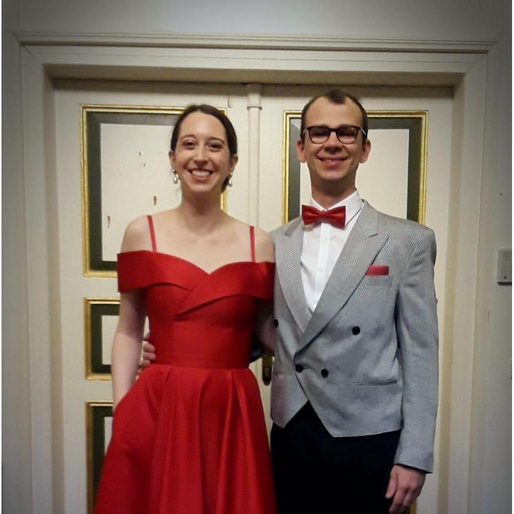 Just before our legal wedding in Wetzlar