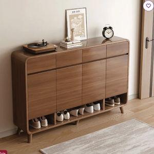 Onaway 48 Pair Solid Wood Shoe Storage Cabinet & Reviews | Wayfair