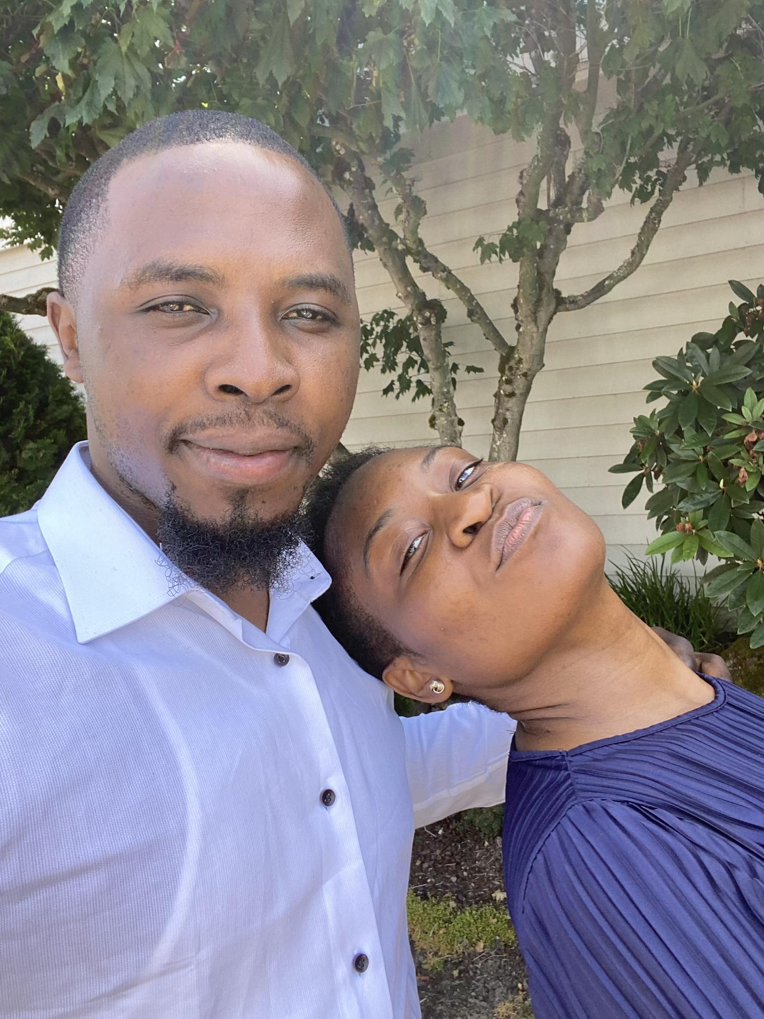 Our first time attending church together.