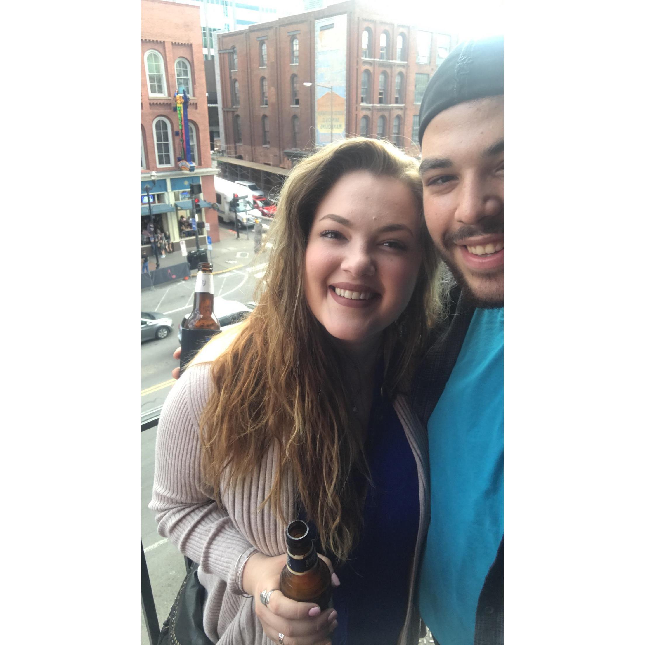 Our first trip to Nashville together