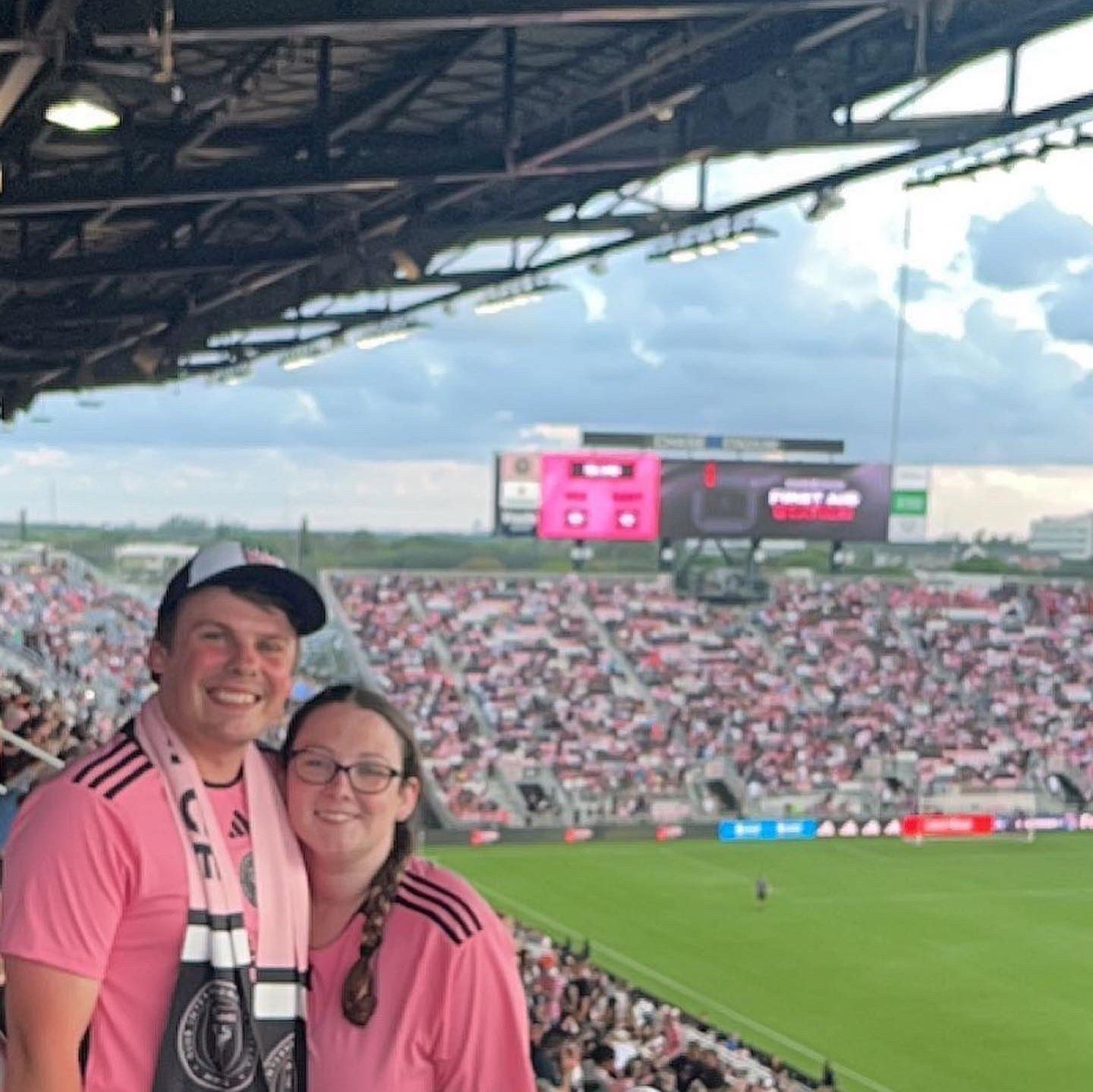 Moments before seeing Messi play in person
