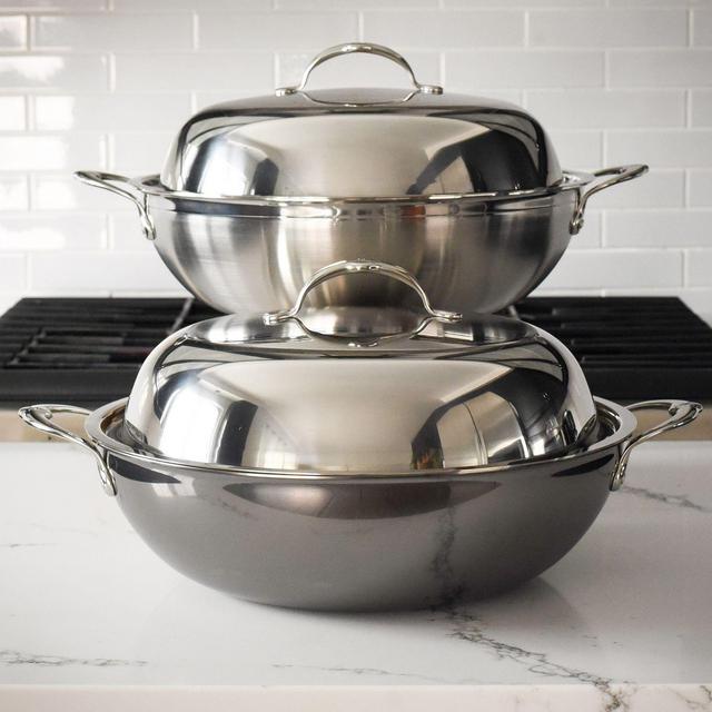 Hestan ProBond? 14" Forged Stainless Steel Wok & Lid