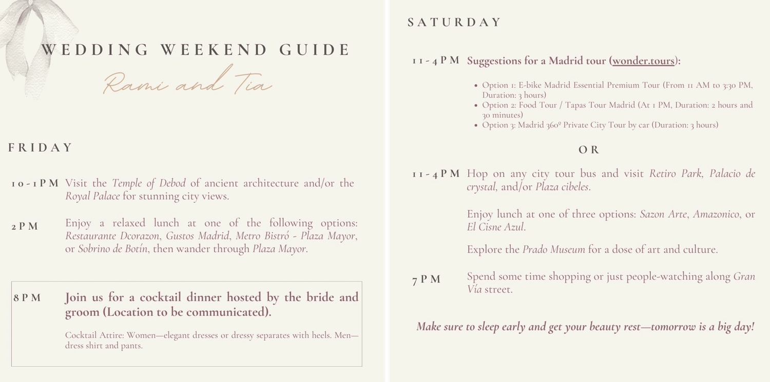 The Wedding Website of Theresa Farhat and Rami Mir