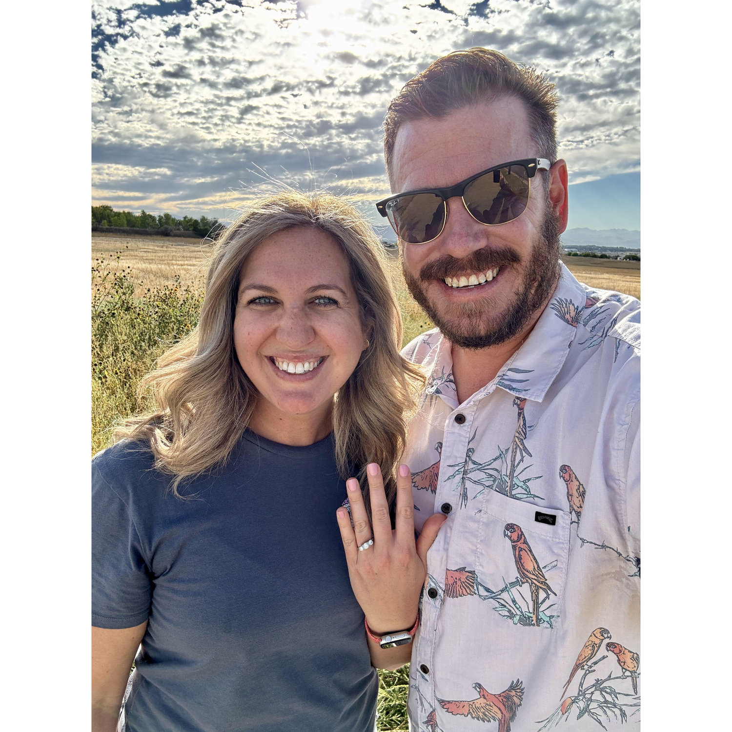 The day Zach proposed!
