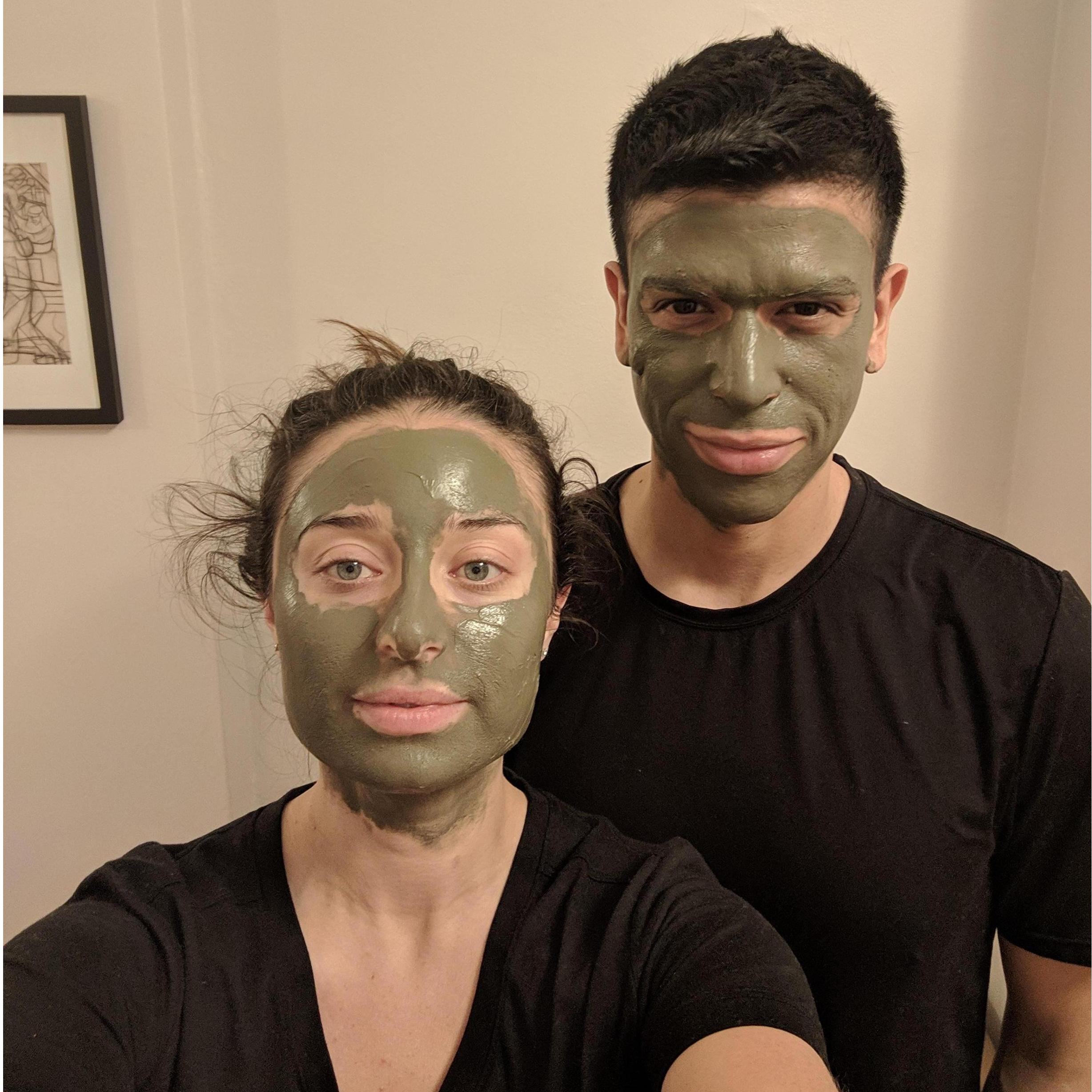 Self-care together...Face masks!
