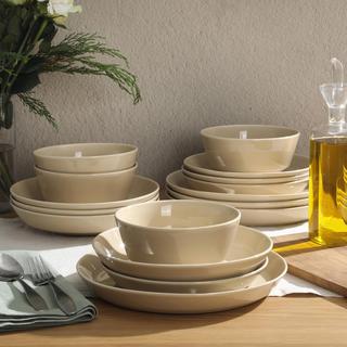 Summer Shades 16-Piece Dinnerware Set, Service for 4