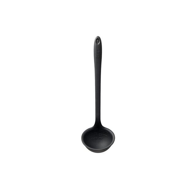 Soup Ladle,304 Stainless Steel Cooking Ladle Spoon Wok Tools with Long  Wooden Handle Heat Resistant,Silver/14.6Inch